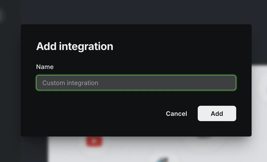 Name the integration Azuqe and click Create